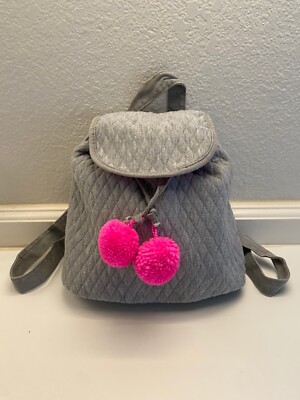 Pink pompom backpack Amazon.com: PORRASSO Fashion Mini Backpack Ladies Daypack  main image 4