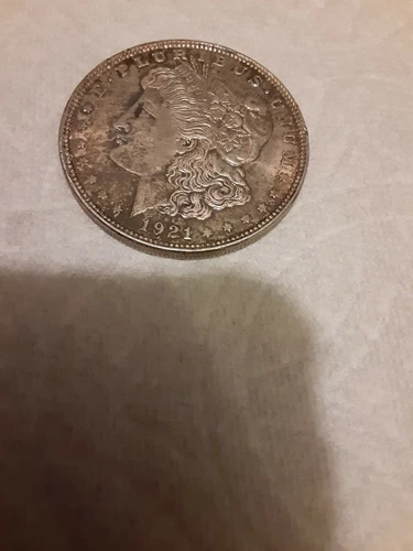 1921 Morgan Silver Dollar F / VF - See Picture #1960A