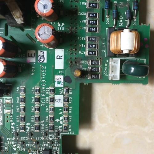 used Mitsubishi inverter drive board F740 7.5KW BC186A697G52 Fully Tested - Picture 2 of 3