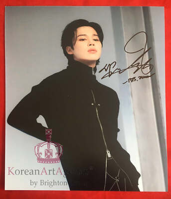 BTS Jimin ジミン　直筆サイン入り　Autographed card BTS Jimin 10inches Autograph | eBay