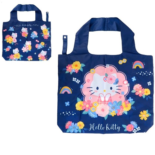 Hello Kitty Plegable Reutilizable Envío de Comestibles Almacenamiento Bolso de Hombro Bolsa Cartera - Imagen 1 de 3