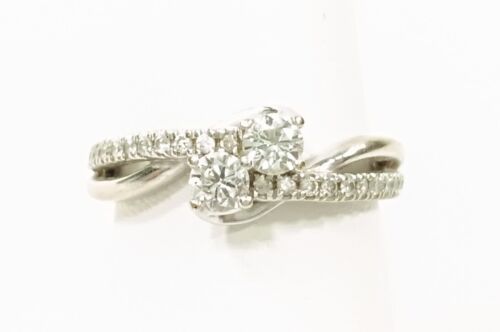 Kay Jewelers Ever Us Diamond Ring 1/2 ctw Round-cut 14K White Gold Ring 29297-1 - Picture 2 of 12