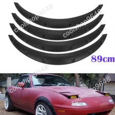 4PCS Fender Flares Extended Flexible Wide Wheel Arch Body Kit For Toyota Mazda