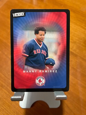 2003 Upper Deck Victory Baseball #17 Manny Ramirez Black Parallel Light Play