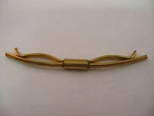 Great Grooved Front Hard to Find Vintage Mens Tie Collar Clip Jewelry Bar