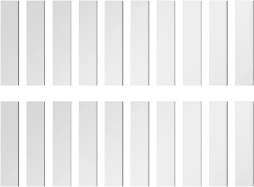 20/40x DIY Strip Mirror Stickers Self Adhesive Long Acrylic Wall Decal Art Decor - Picture 21 of 28