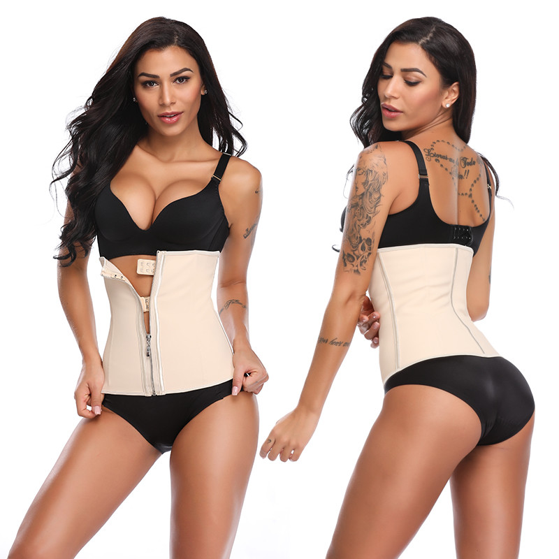 Corsetto Da Donna Latex Waist Trainer Belly Slim Belt Body - Foto 3