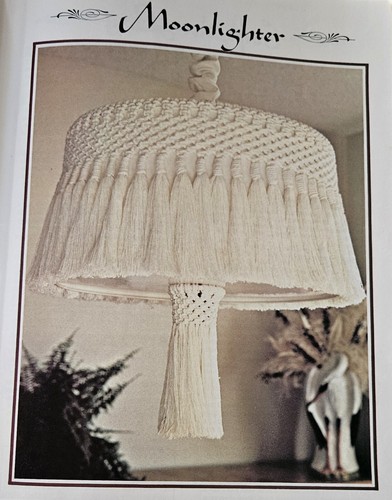 MACRAME Patterns HANG IT ALL # 4 Lamp MANDALA Curtains ROOM DIVIDER Pot Hanger 