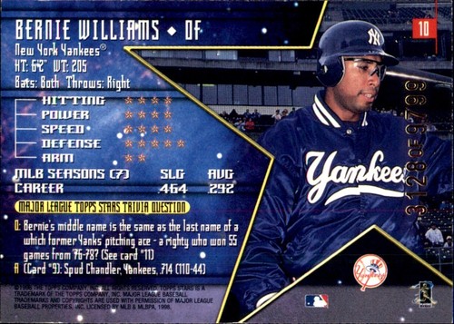 1998 Topps Stars RED SERIAL #'d ⚾ YOU PICK YOUR FAVS 🧢 MLB BASEBALL #1 - #74 - Picture 46 of 316