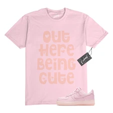 Air Force 1 Pink Foam Cobalt Tint T Shirt Match OHBC