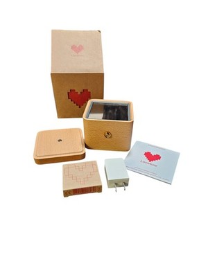 Love Box Photo Love Note Messenger Gift Black and White