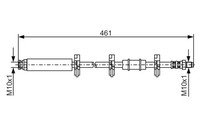 Bosch Bremsschlauch 1 987 476 463 FüR CitroËN Peugeot Fiat Ducato Talento J5 C25