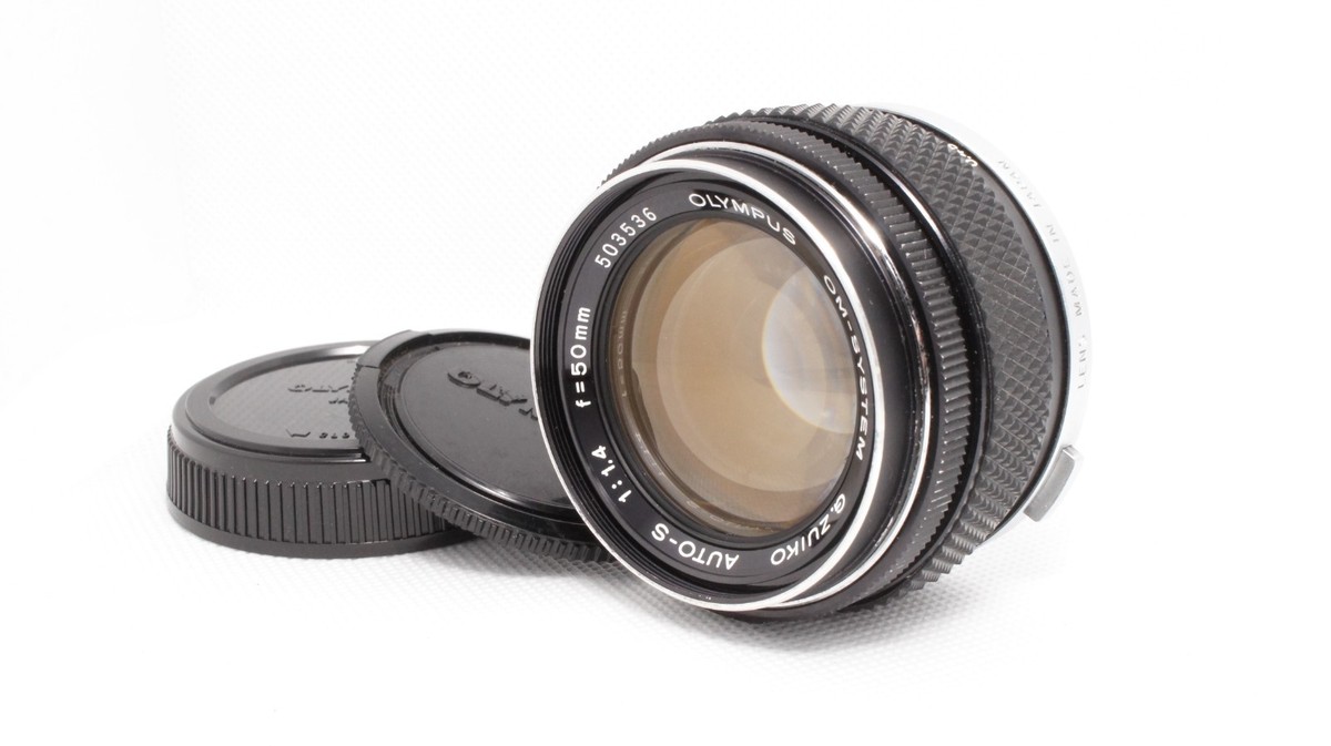 【美品】OLYMPUS G.ZUIKO AUTO-S 50mm f1.4 Near Mint] Olympus G.ZUIKO Auto S 50mm F/1. 4 F1.4 MF Lens Japan