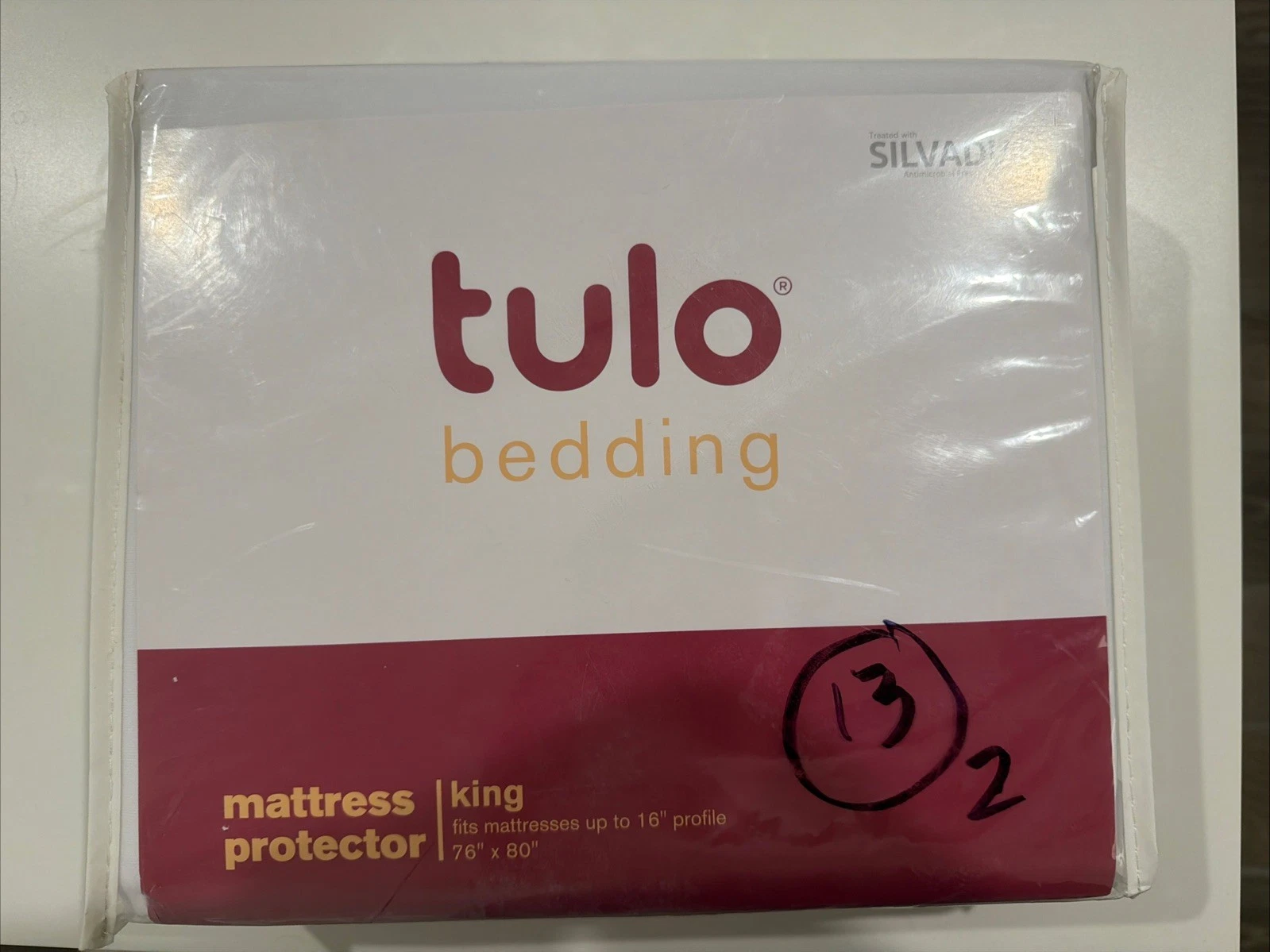 Tulo King Size 16" Waterproof Mattress Cover Antimicrobial