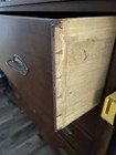 Mid-century modern dark wood chest of drawers — photo 2