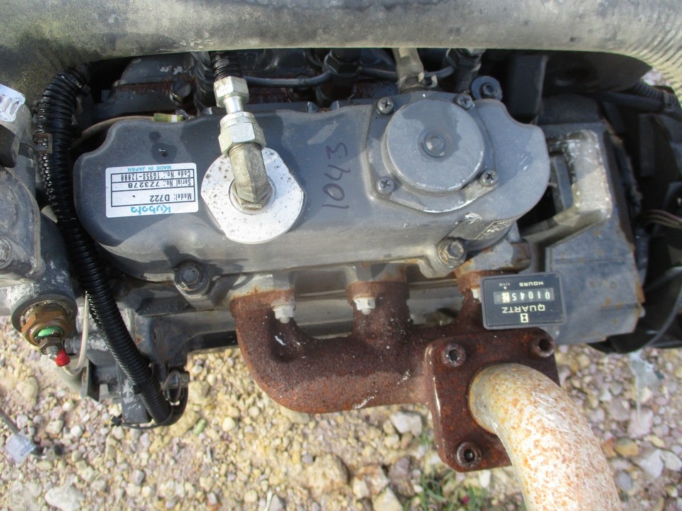 Used Kubota D722-ES04 3-Cyl Diesel Engine From Cummins Generator, 13 ...