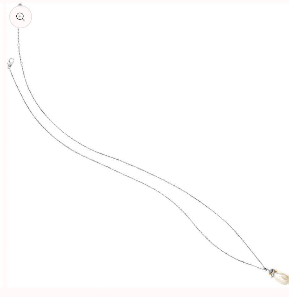 Collar Brighton ANILLOS DE NEPTUNO PERLA Lista Larga $88 Nuevo con Etiquetas ¡Hallazgo Raro! Foto 3 de 4