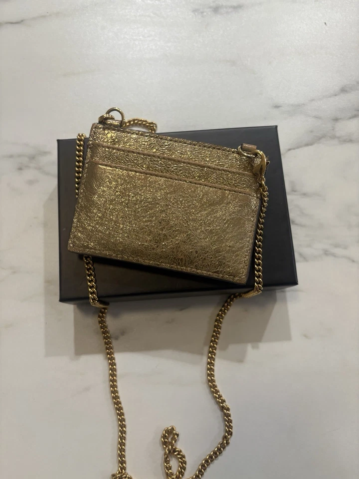 Cartera Versace 100% Auténtica para Mujer con Cadena y Doble Bolsa. Foto 4 de 4