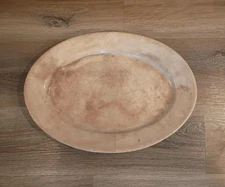 Royal Patent Burgess & Goddard Ironstone Platter 12"x17" Gilded Age 1970s