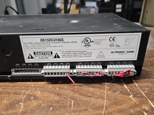 Altronix R615DC416UL CCTV 6-15VDC @ Alimentatore rack 4 Ampere - Foto 7 di 8