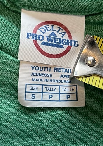 Kids Youth Small Green Delta Camping Essentials Tee - Picture 5 of 7