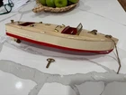 LIONEL ORIGINAL PREWAR TINPLATE No. 43 LIONEL CRAFT PLEASURE BOAT 1933-35 Works!