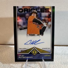 Adley Rutschman 2024 Topps Transcendent Black Refractor Auto /10 - Orioles
