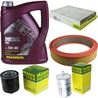 Mann Inspektionspaket 5L Mannol Diesel Tdi 5W-30 FüR Vw Golf Iii 1.4
