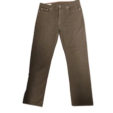 American Giant Jeans Mens 34x32 Brown Made In USA Straight Leg Denim Pants