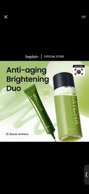 beplain Anti-aging Brightening Matcha Skin Purifying Essence Duo Set