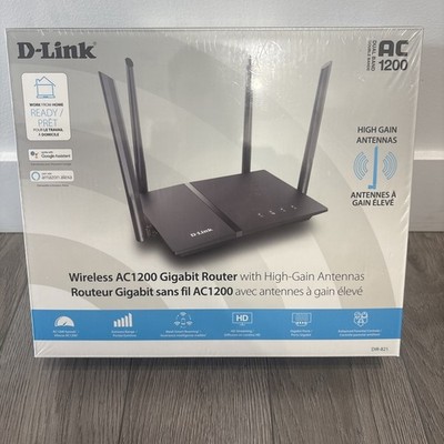 D-Link Wireless AC1200 Gigabet Router DIR-821