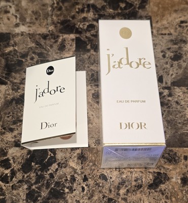 Dior J'adore Eau de Parfum, 30 ml / 1 oz Spray Fresh Stock New Sealed & Sample
