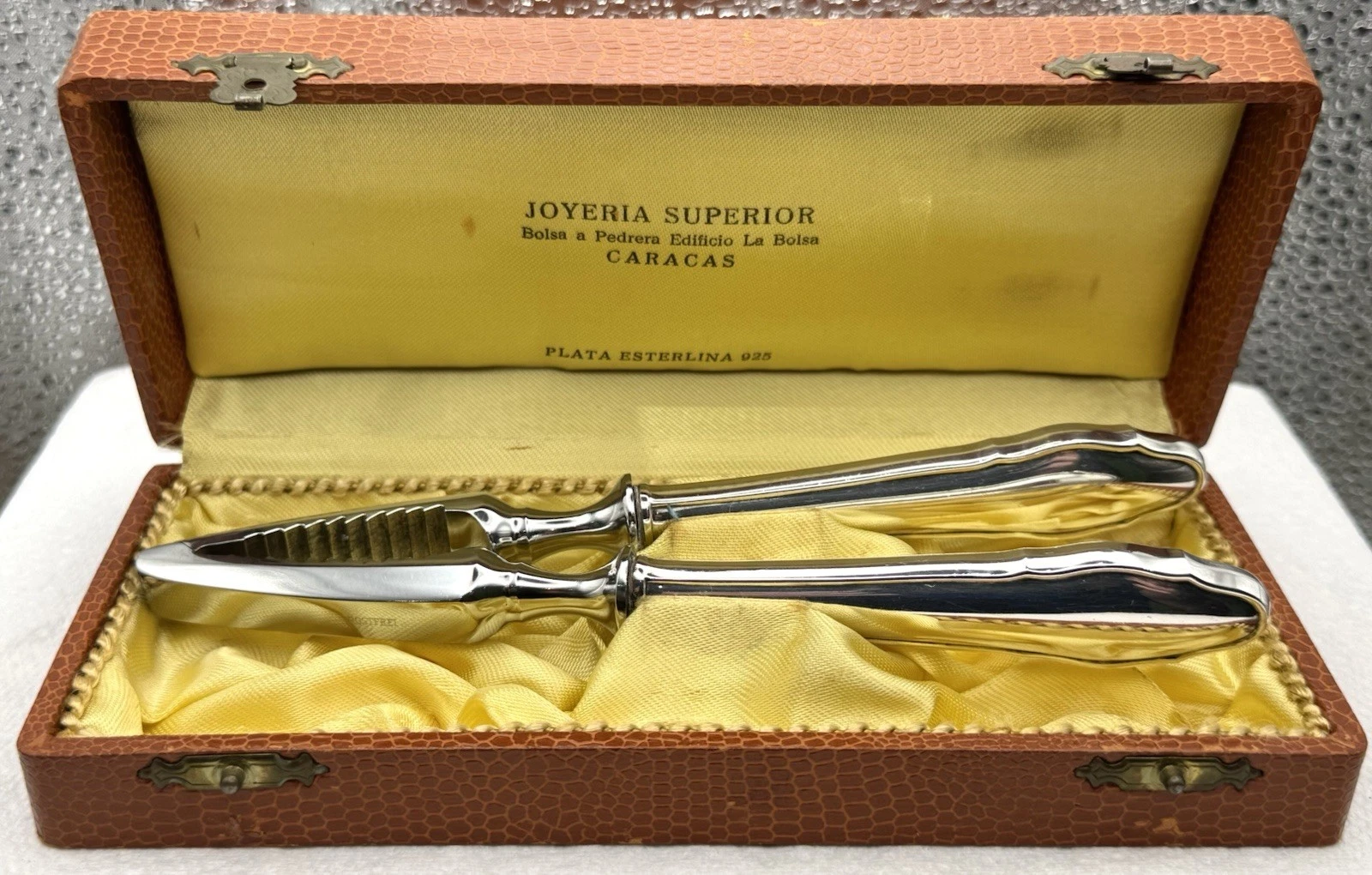 Vintage Nutcracker with 925 STERLING SILVER Handles - Venezuelian Purchase