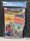 AMAZING SPIDER-MAN #18 CGC 8.0 (WP) /  1ST APP. NED LEEDS! 2ND SANDMAN
