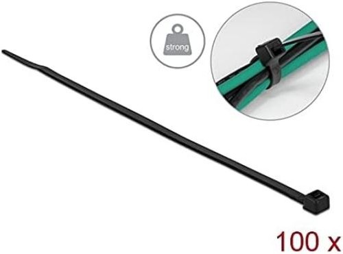 Delock Kabelbinder mit hoher Zugfestigkeit L 200 x B 4,8 mm schwarz 100 Stück - Photo 3/4