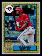 Marcus Semien Toronto Blue Jays #T87C-70 Topps 2022 Topps Silver Pack MoJo