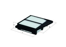 MAHLE LX 2688 Filtre à air pour HONDA ACCORD VIII Break ACCORD VIII (CU)