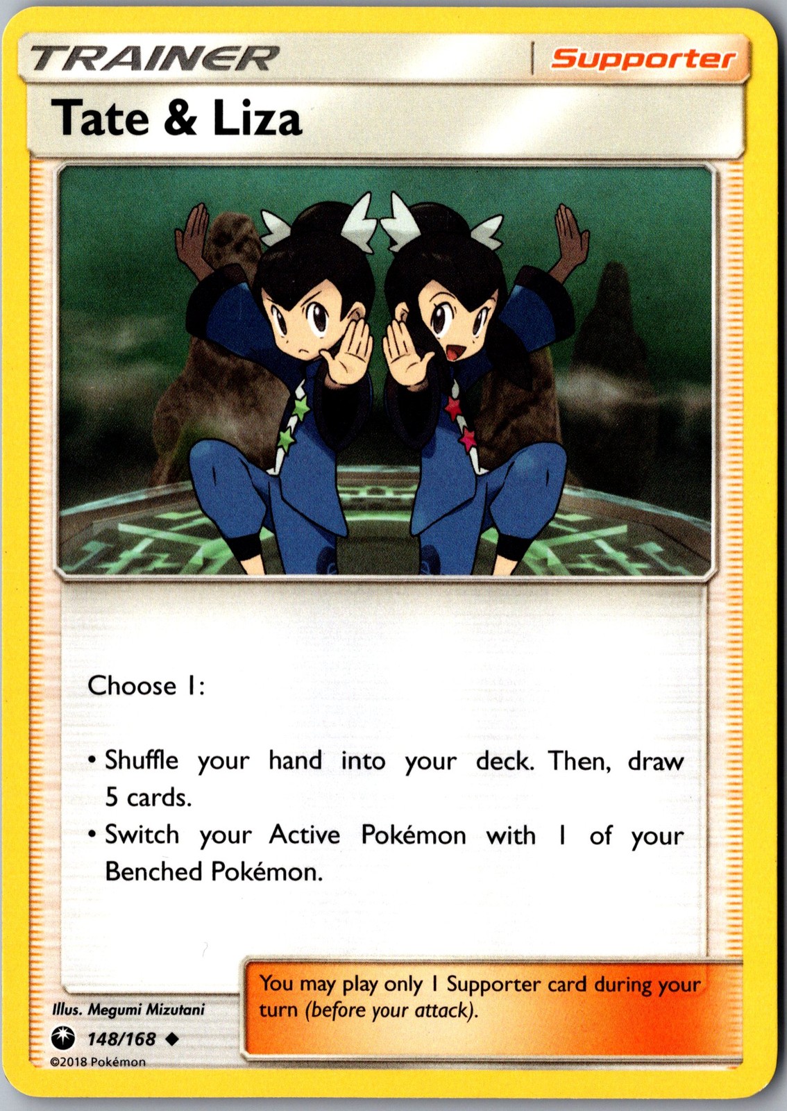 Tate and Liza 148/168 Uncommon Celestial Storm Lightly Played Pokemon Card