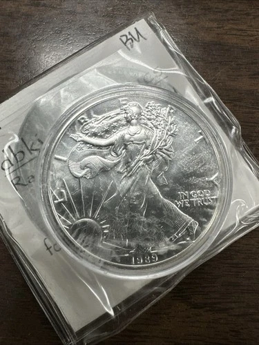 1989 American Silver Eagle 1 Troy Oz. .999 Fine One Dollar Coin BU