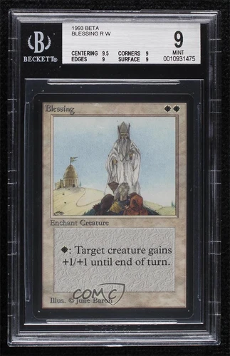 Magic: The Gathering 1993 - edición limitada Beta Blessing BGS 9 como nuevo 0i5y - Imagen 1 de 3
