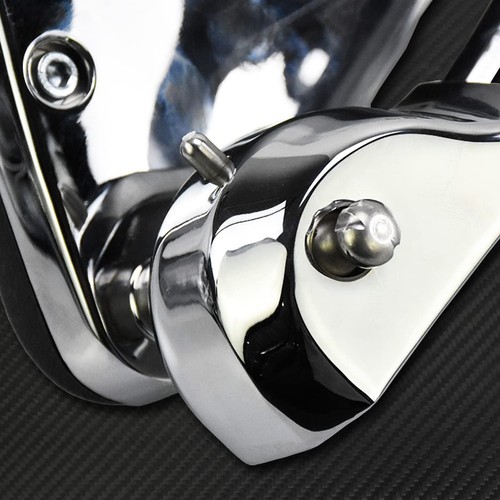 Passenger Arm Rests Drink Holder Fit for Harley-Davidson Touring CHROME NEW - Picture 6 of 15