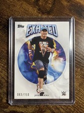 Topps 2025 Exalted WWE Serial Numbered Insert John Cena #/150 GOAT