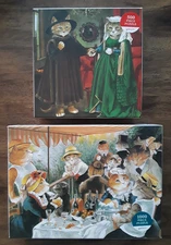 Galison Puzzles Meowsterpiece Arnolfini Marriage Luncheon of the Boating ­Party