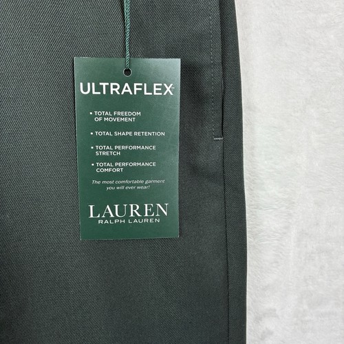 Lauren Ralph Lauren Mens Norton Ultraflex Dress Pants Hunter Green 36x32 *NWT* - Picture 6 of 15