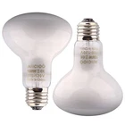 Aiicioo Reptile Basking Light Bulb - 100W Reptile Heat Lamp 2 Pack UVA Daylight