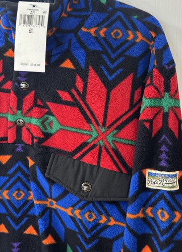 Polo Ralph Lauren XL Snowflake Brushed Fleece Snap Pullover NWT $248 - Picture 10 of 14