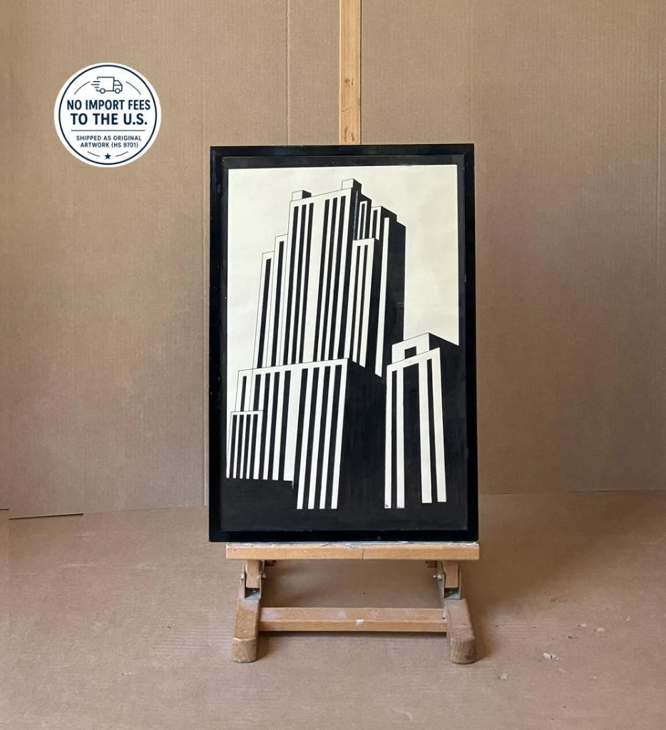 New York Skyline Original Art Paintings for sale | eBay