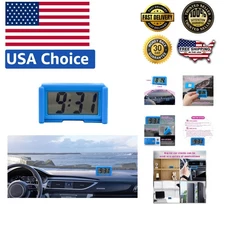 Small Digital Clock, Mini Car Dashboard Clock Battery Operated, Car Truck Dashbo
