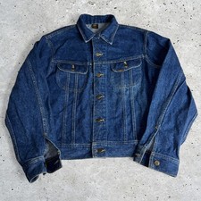 Vintage Lee Riders Classic Denim Trucker Jacket Women's Blue Size 10