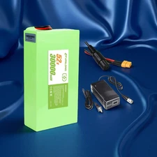 Green 52V 30000mAh Battery  Lithium li-ion Battery Christmas gift